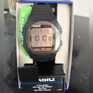 Casio Black Digital Watch for men or women